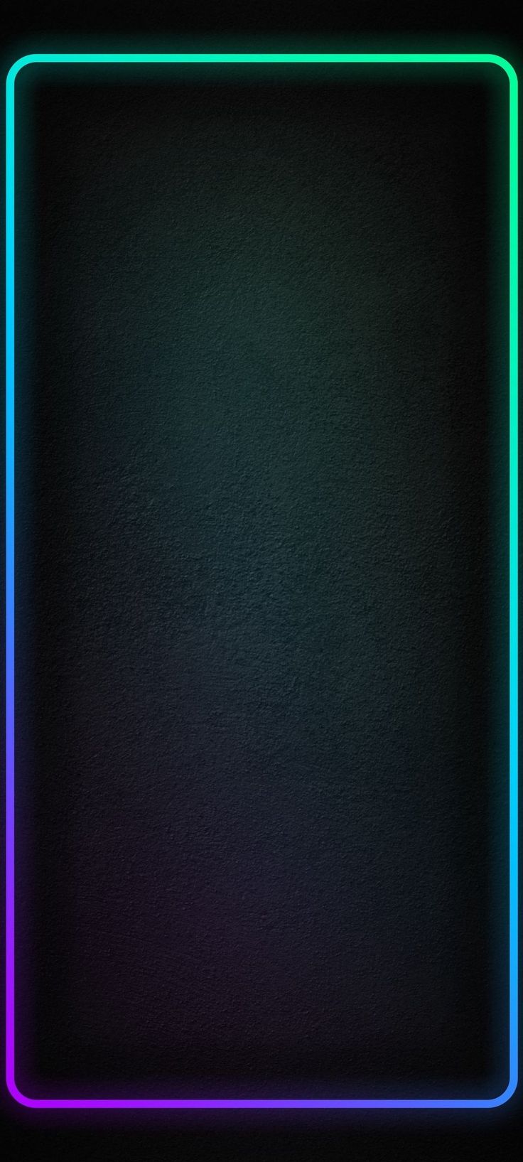 Border Neon Black Wallpaper