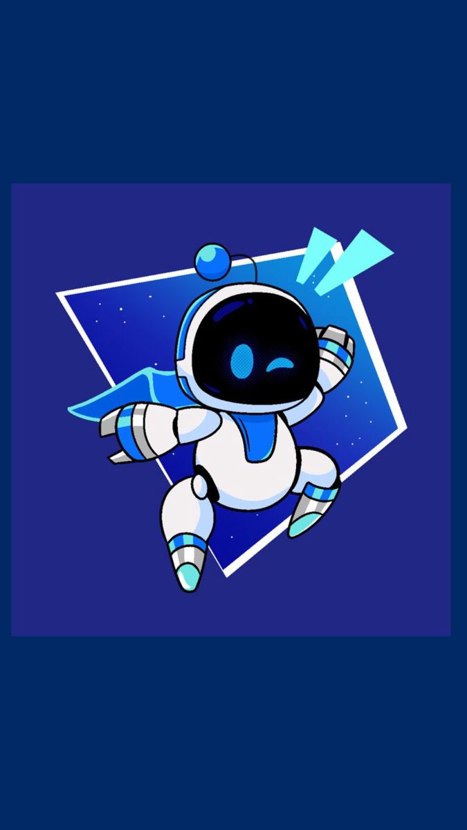 Astro Bot. Astro, Retro poster, Birthday stickers