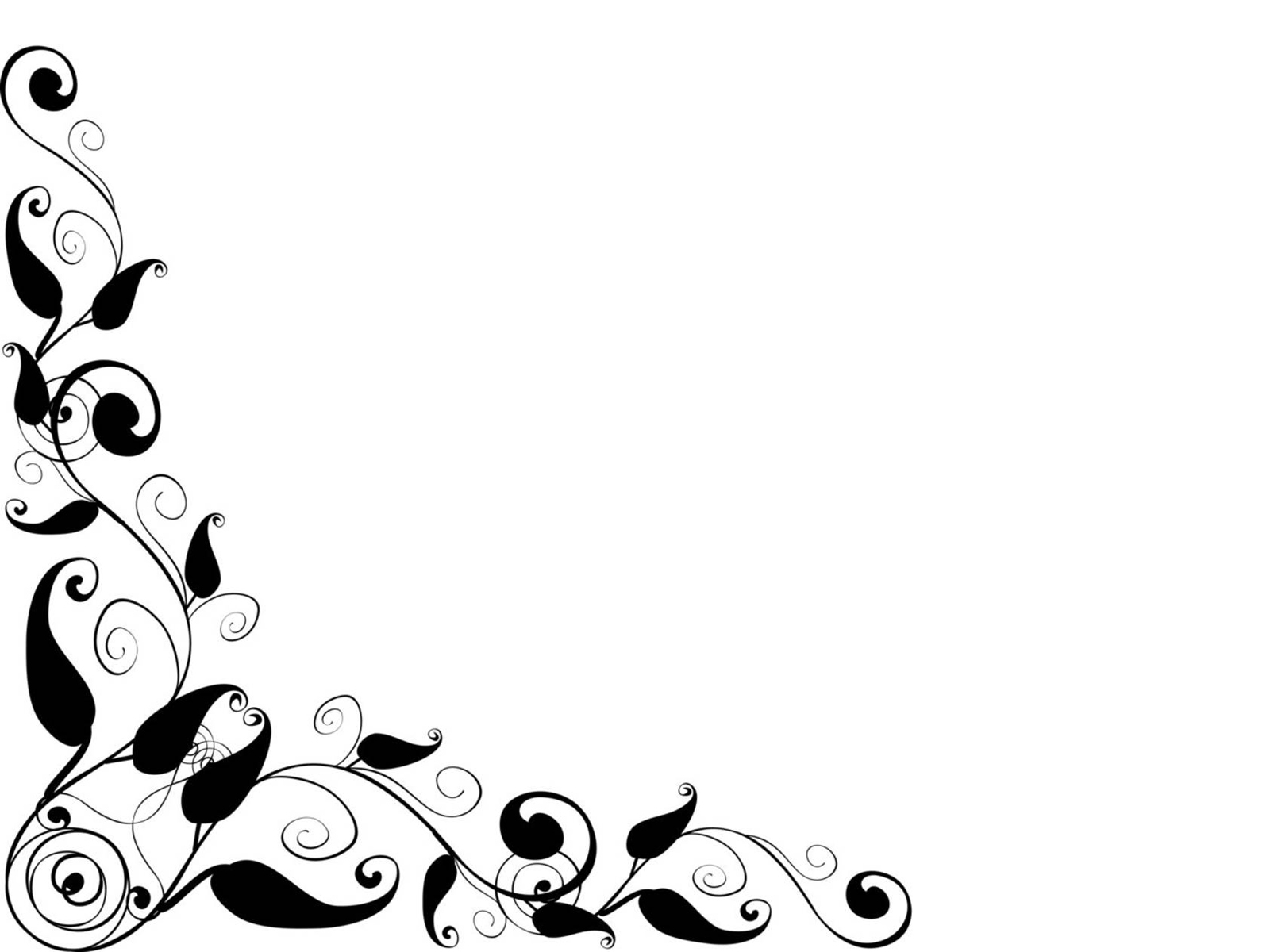 Elegant Black Frame Background. Border & Frames. Free PPT Grounds
