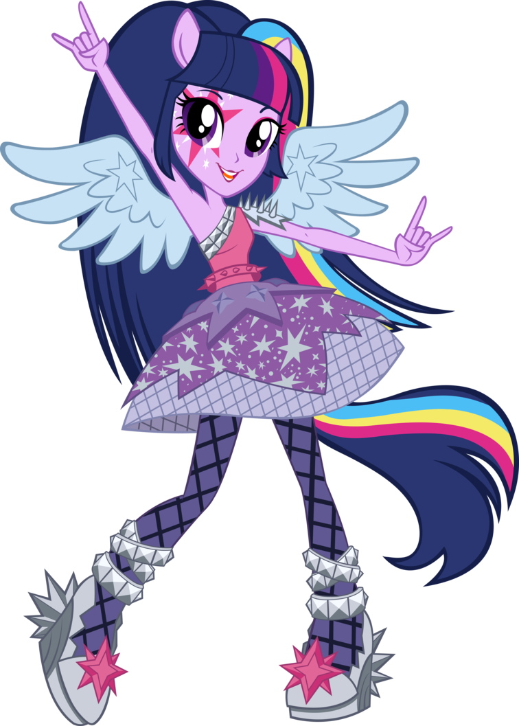 rainbow rocks twilight sparkle vector by icantunloveyou d7b472i Twilight Sparkle