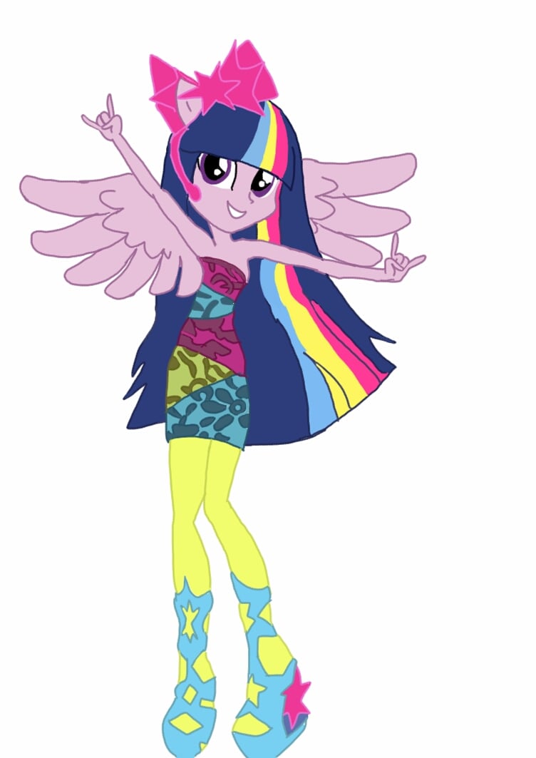 rainbow rocks twilight sparkle vector by icantunloveyou d7b472i Twilight Sparkle