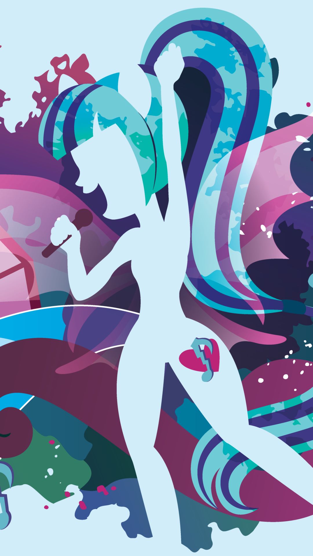 Phone wallpaper: My Little Pony: Equestria Girls Rainbow Rocks, Movie, Minimalist, Sonata Dusk, My Little Pony 1189359