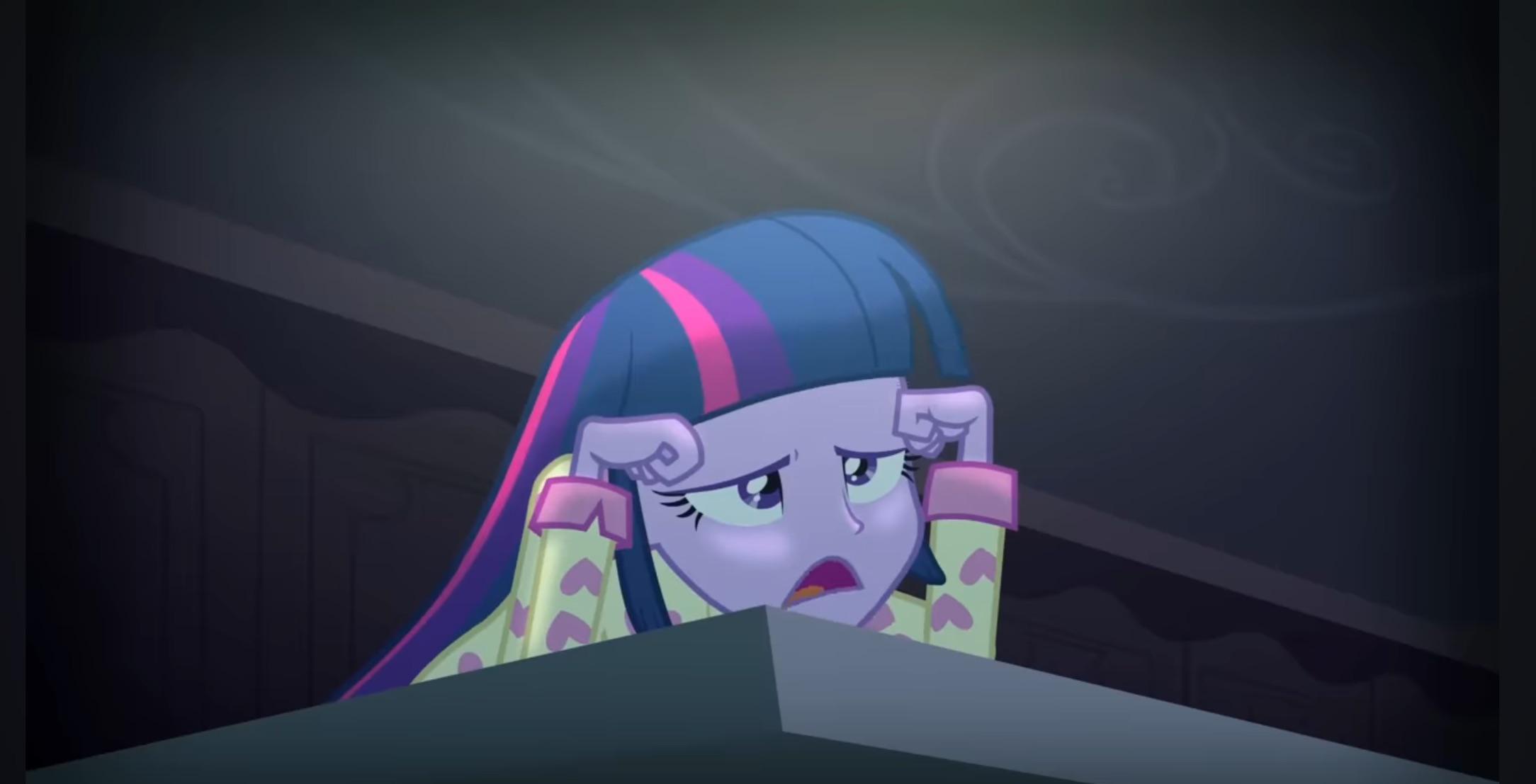 In Rainbow Rocks, why doesn't Twilight run back to Equestria and ask for help?