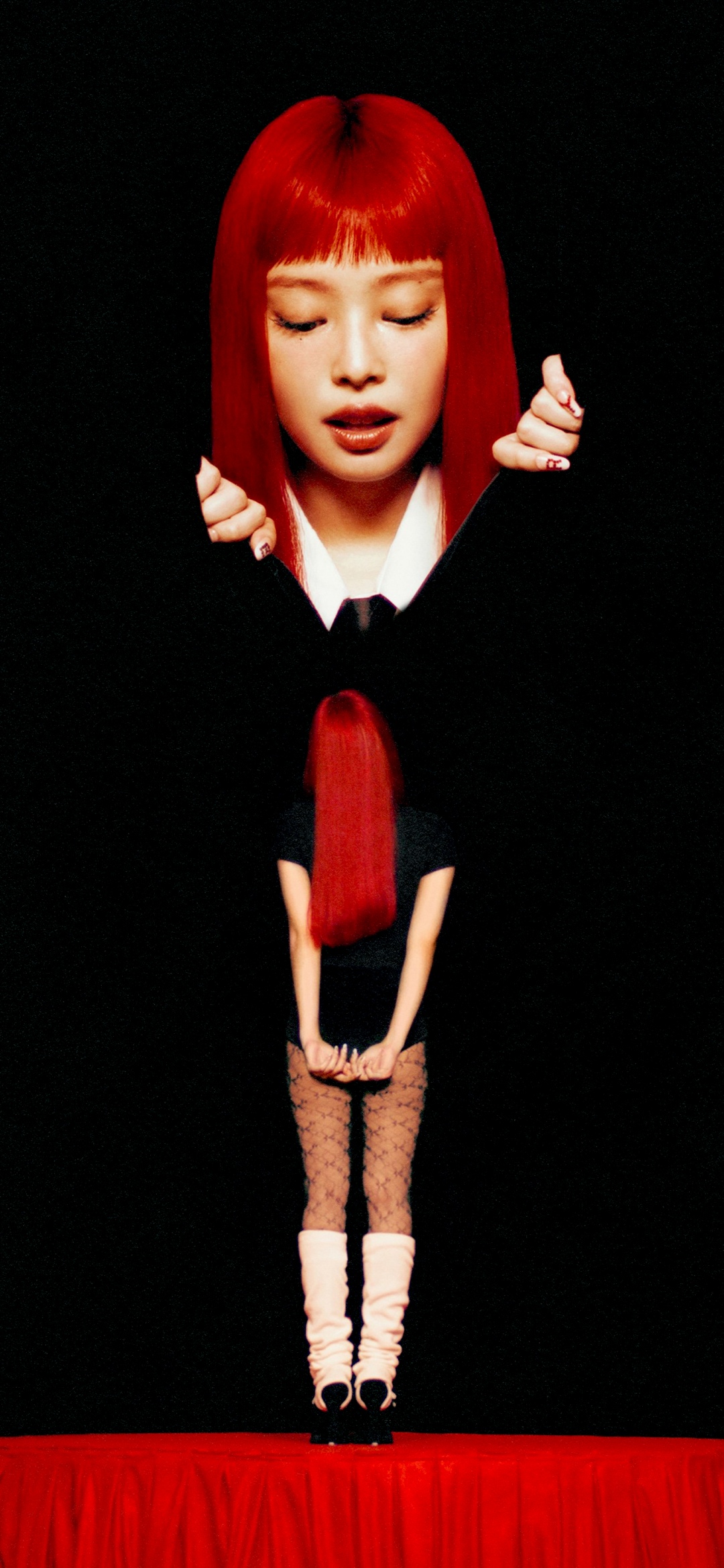 Jennie Wallpaper 4K, 2025, 5K, Black background