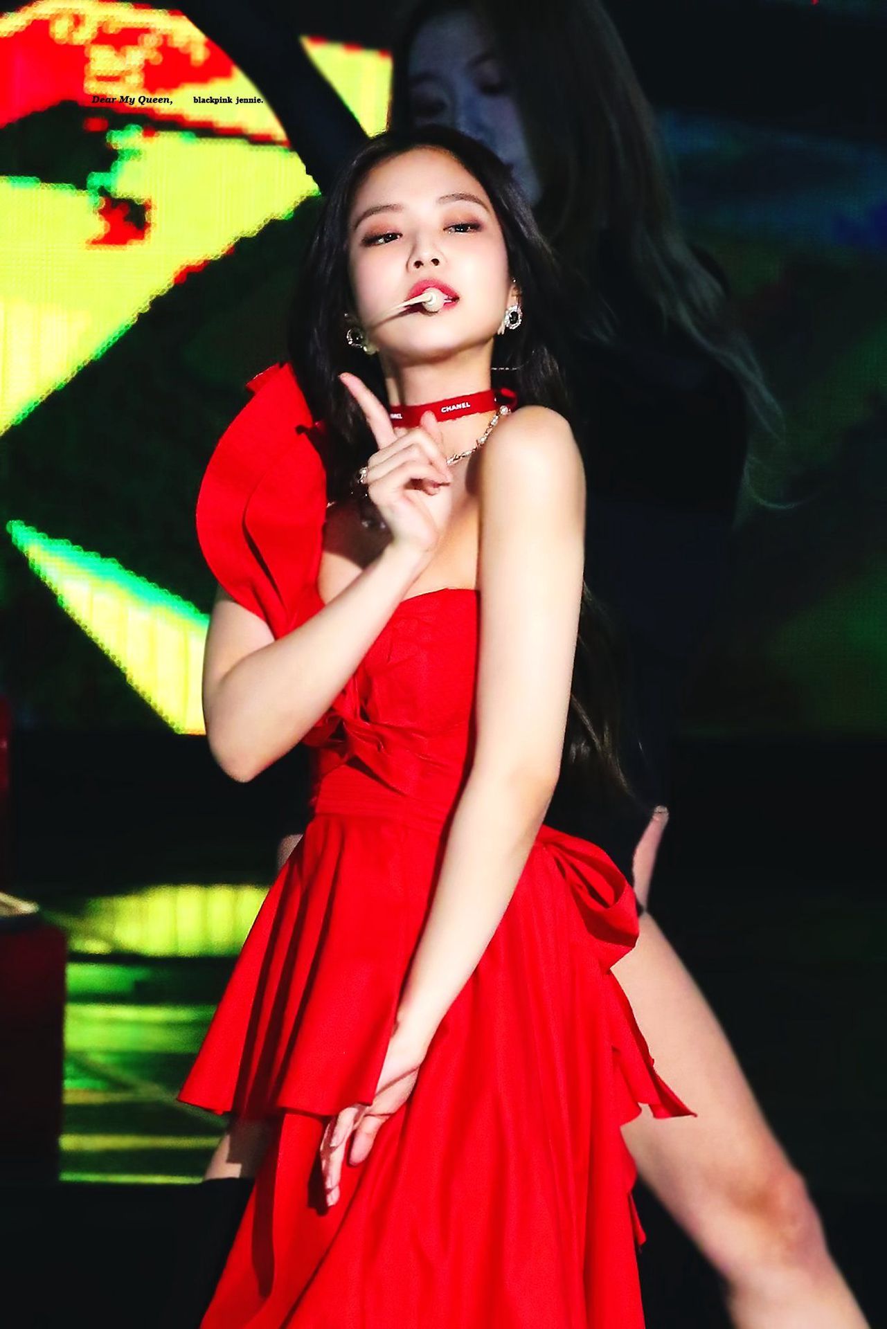 kpop wallpaper pt.2 BLACKPINK Solo Red Carpet Stage Wallpaper