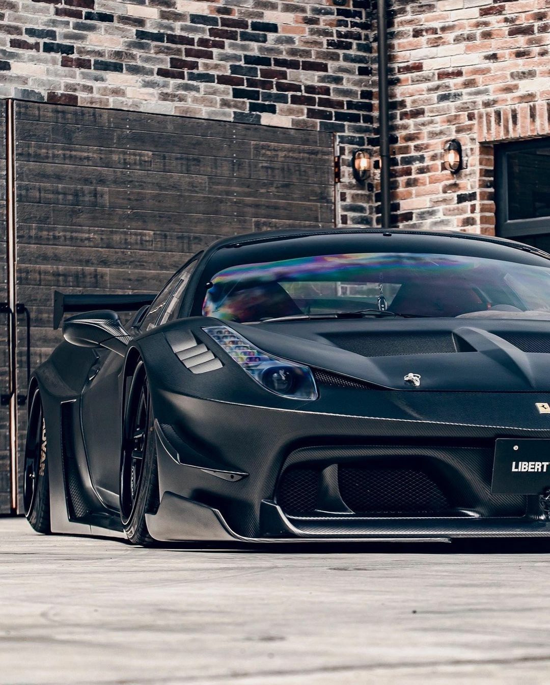 Liberty Walk's New Carbon Fiber Ferrari 458 Challenge Looks Sinister