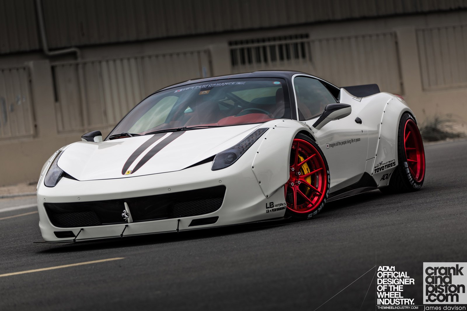 Liberty Walk puts its hands on White Ferrari 458. CARiD.com Gallery