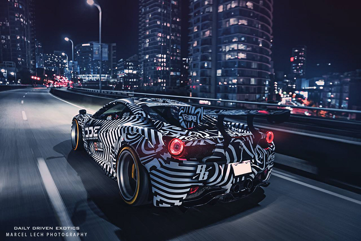 Ferrari 458 Liberty Walk Vehicle Wrap Design - Behance