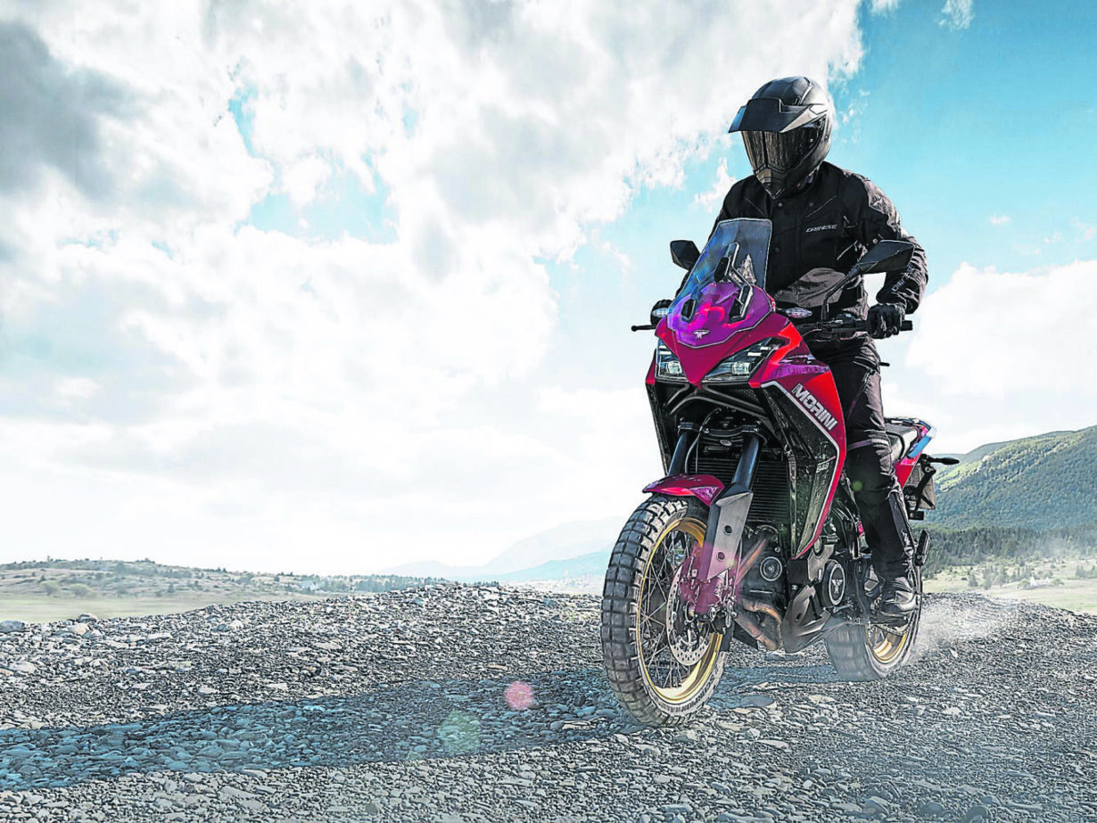 Moto Morini GOES BIG!. Motorcycle Sport & Leisure