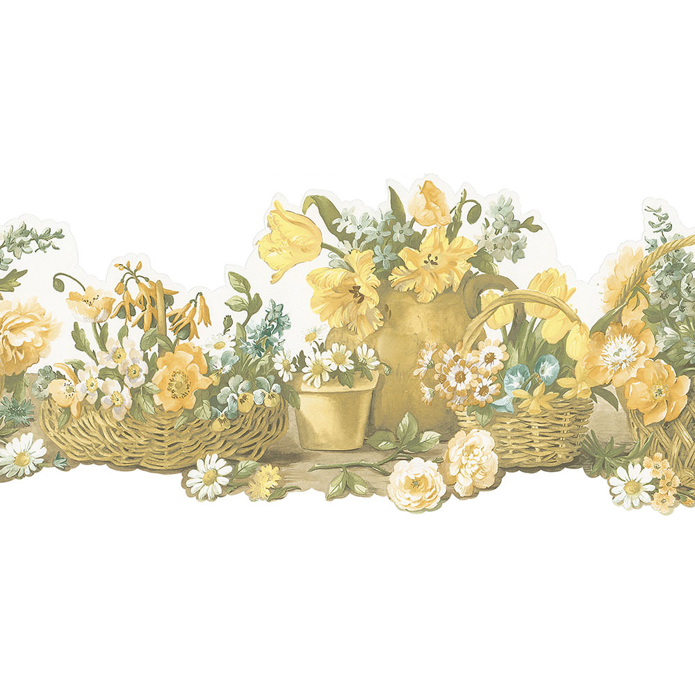 Die Cut Basket Wallpaper Border