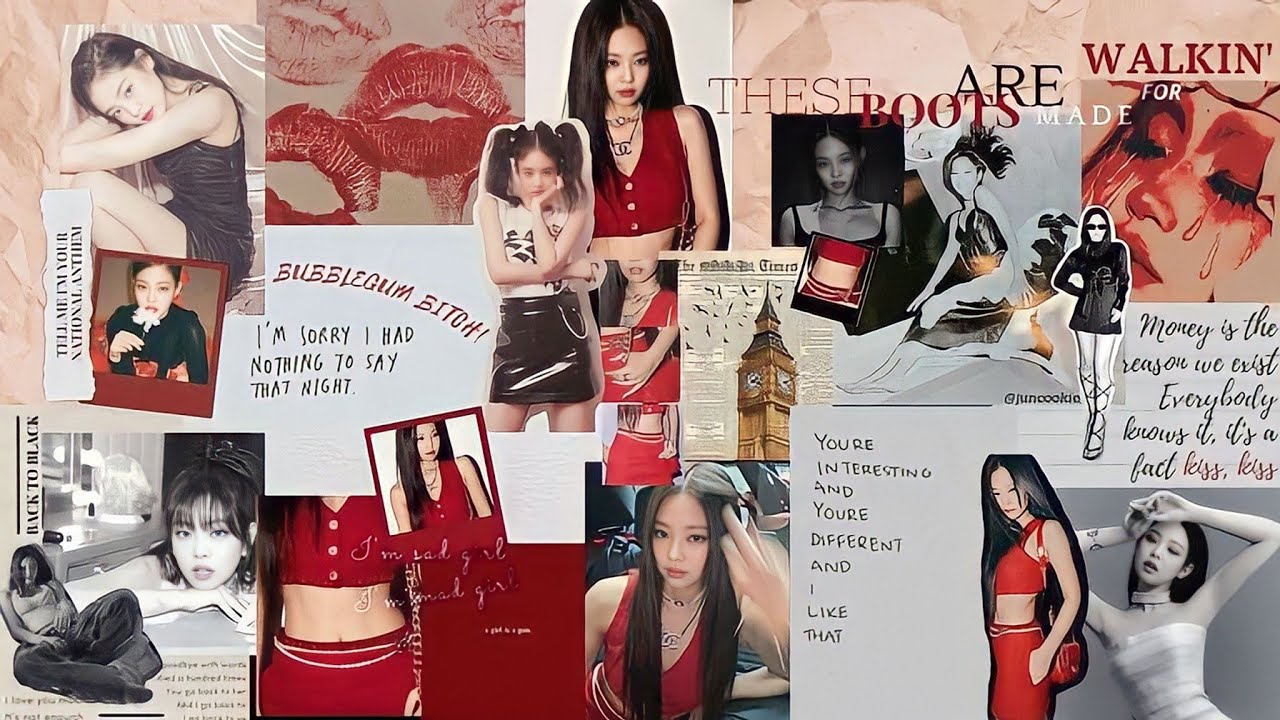 jennie - 'solo' + 'you & me' (sped up). blackpink jennie background