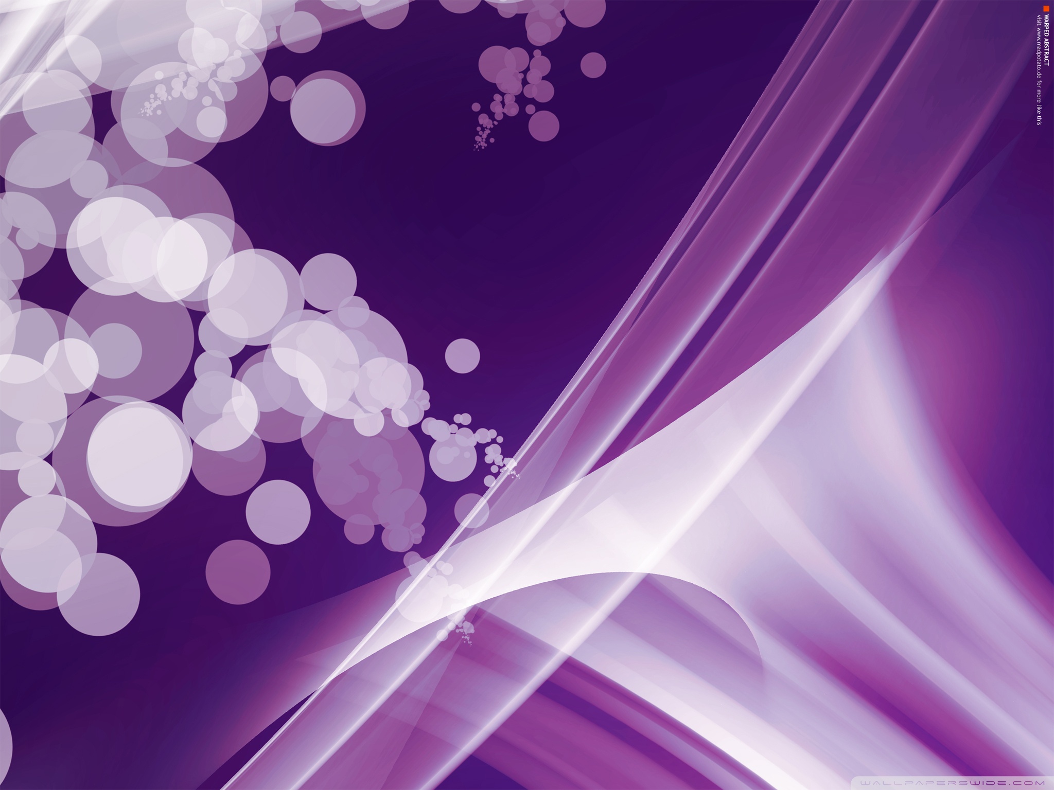 Warped Abstract (Purple) 4K UHD Wallpaper for UltraHD Desktop and TV, Widescreen and UltraWide Display