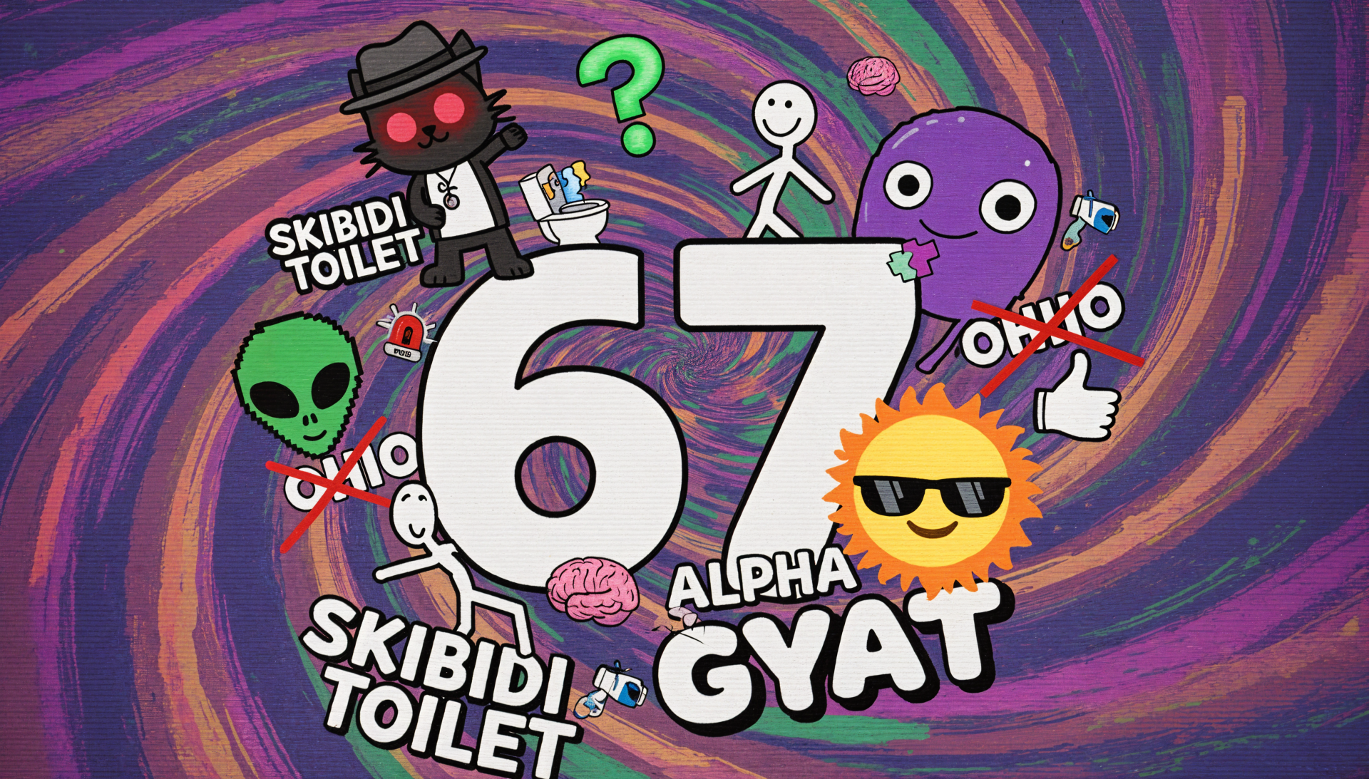 Skibidi Toilet 67: Alpha Gyat Meme