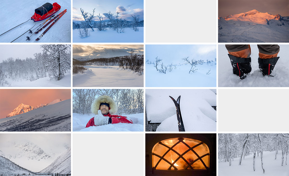 Almost like a ski tour › Way up north