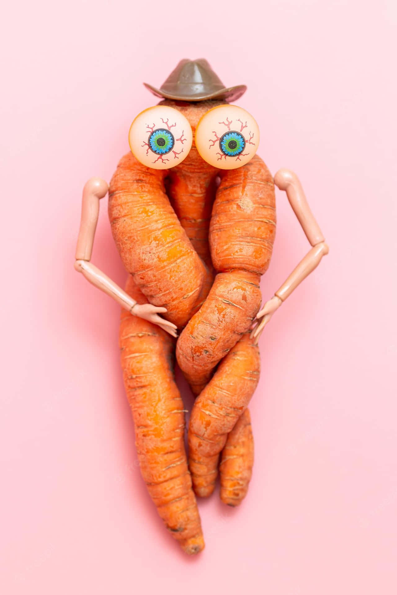 Download Ugly Funny Carrot Morph Wallpaper