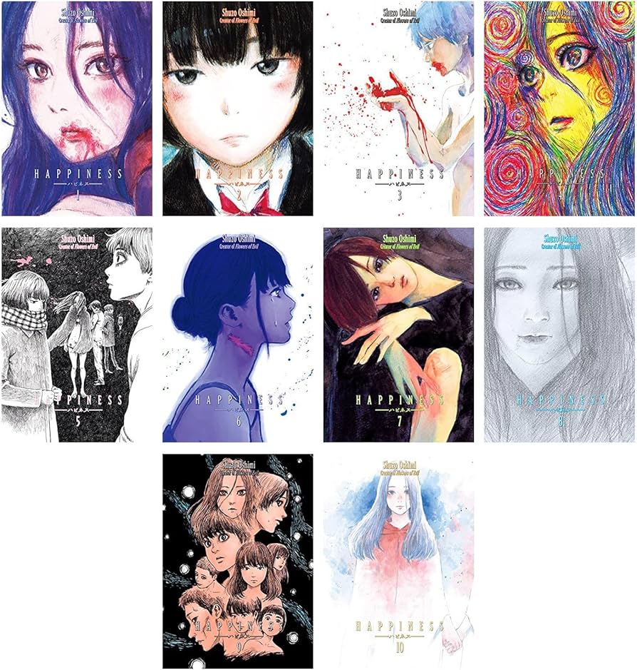 Happiness Complete Manga Set Vol 1 10 By Shuzo Oshimi: Amazon.co.uk: Shuzo Oshimi, 9781632363633 9781632363640, 9781632363923 9781632363930, 9781632364333 9781632364838, 9781632365521 9781632366696: Books