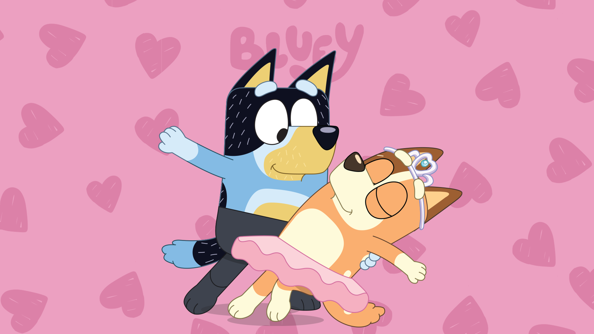 Bluey Valentine's Day Wallpaper Official Website. Valentines, Valentine special, Valentines day