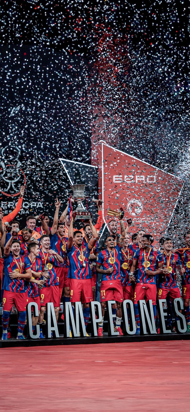 Wallpaper. FC Barcelona 3 2 Real Madrid. Spanish Supercup Final 2026