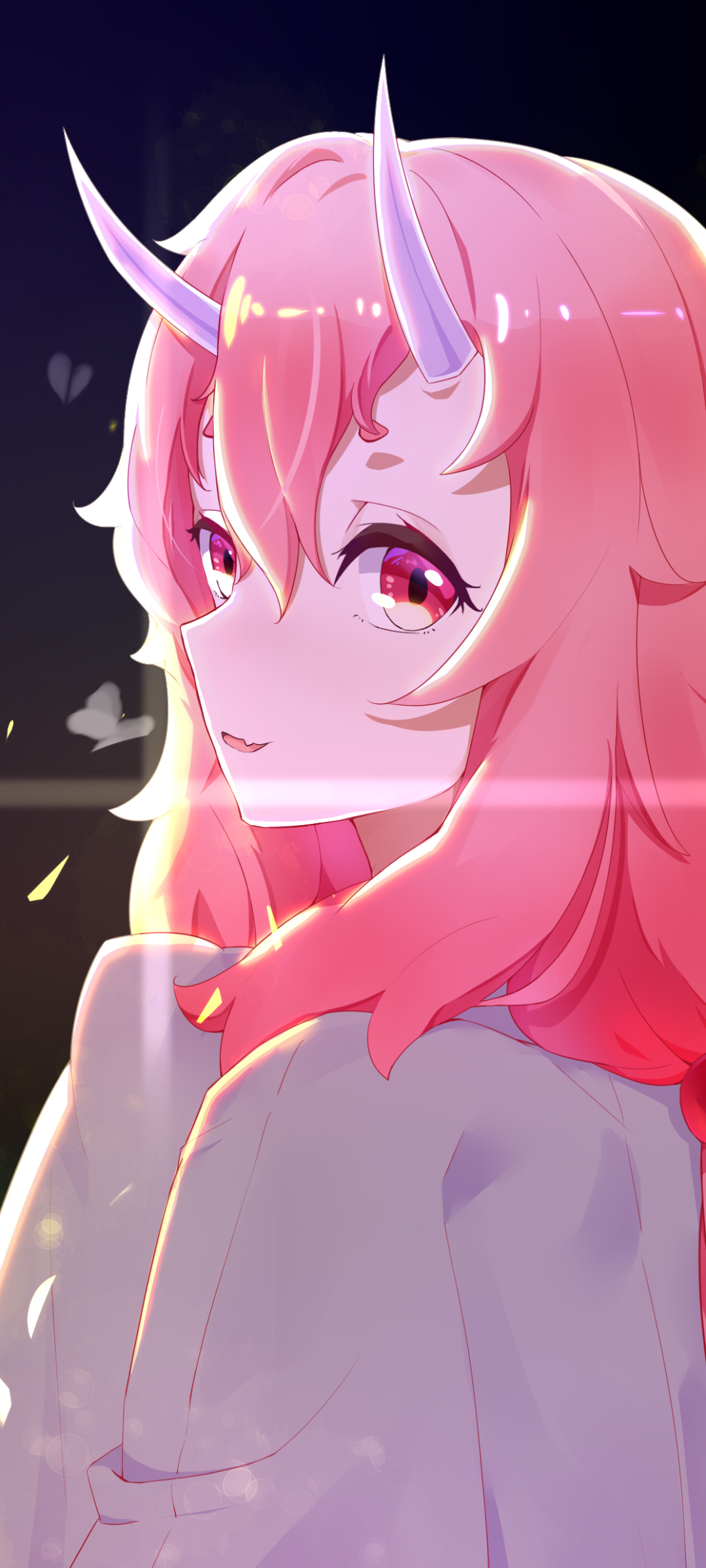 Phone wallpaper: That Time I Got Reincarnated As A Slime, Anime, Pink Hair, Pink Eyes, Horns, Shuna (That Time I Got Reincarnated As A Slime) 1432214