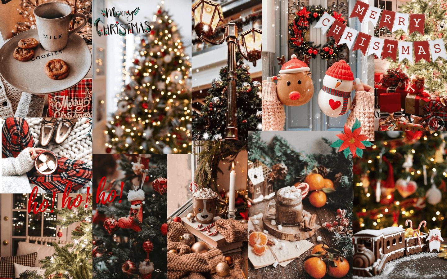 Christmas Collage Desktop Wallpaper, HD Christmas Collage Desktop Background on WallpaperBat