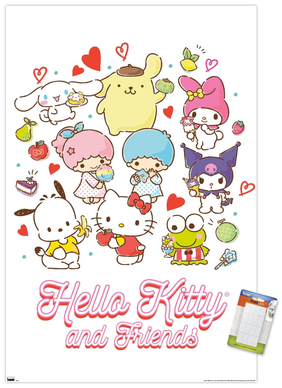 Hello Kitty and Friends Favorite Flavors Wall Poster, 22.375 x 34