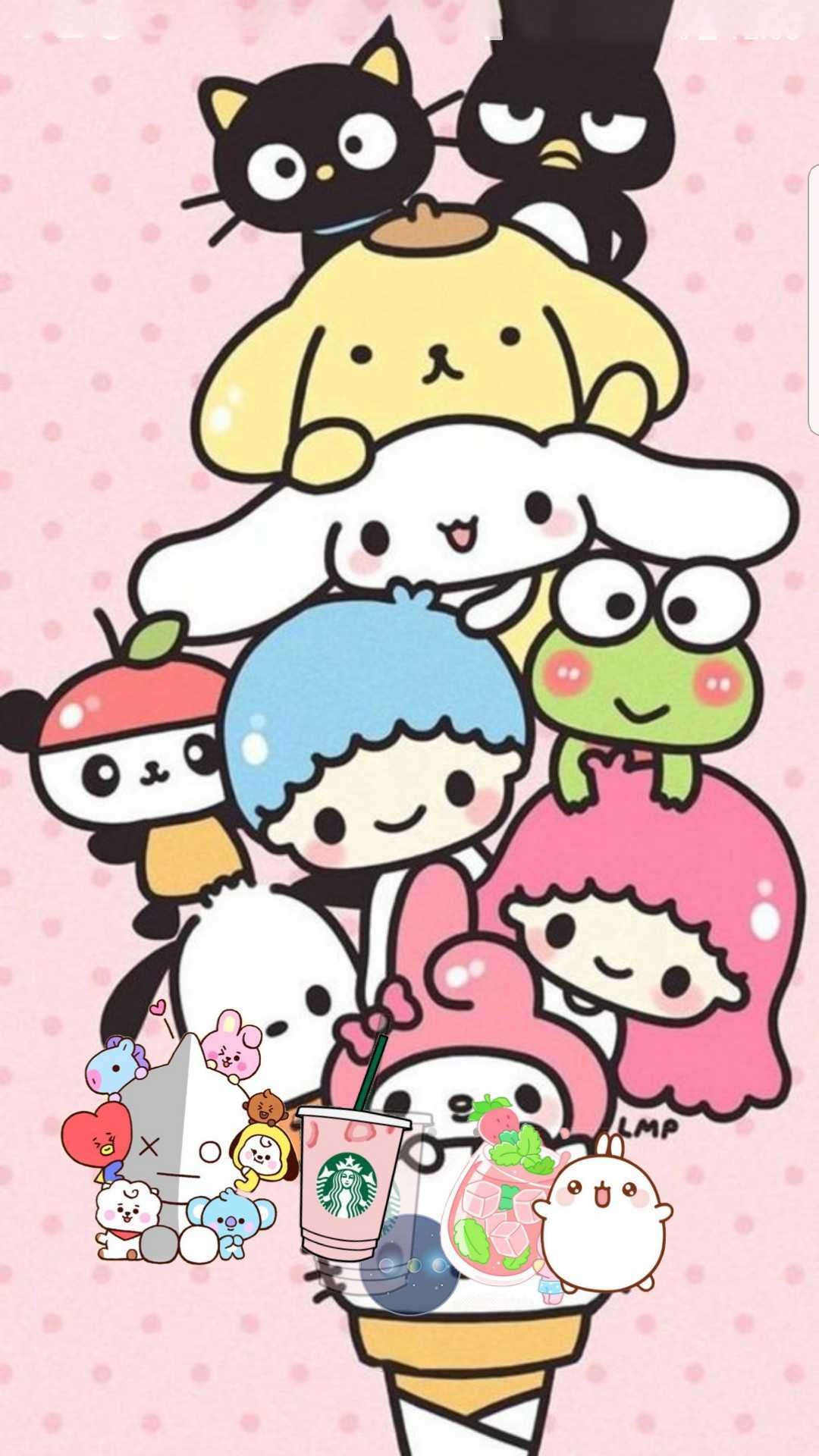 Hello Kitty and Friends Wallpaper