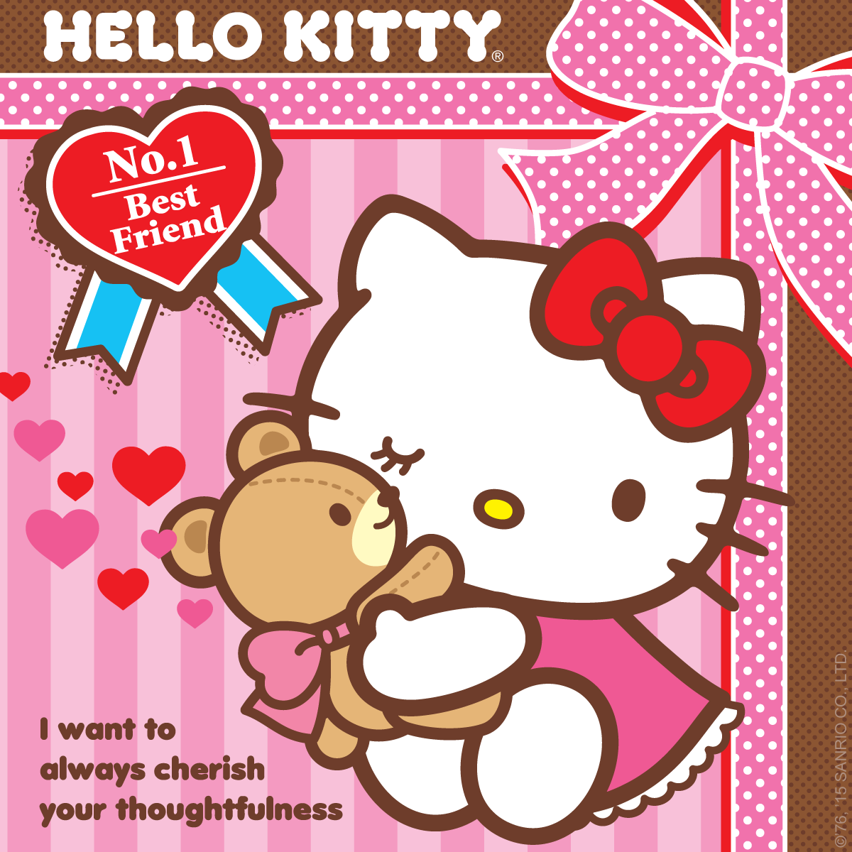 Happy Make a Friend Day! As Hello Kitty always says, You can never have too many friends!