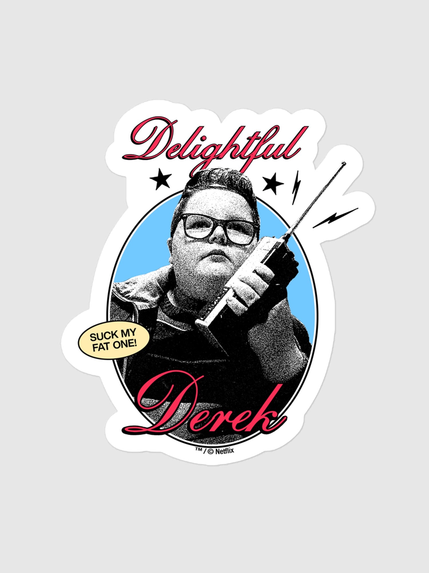 Stranger Things Sticker Delightful Derek
