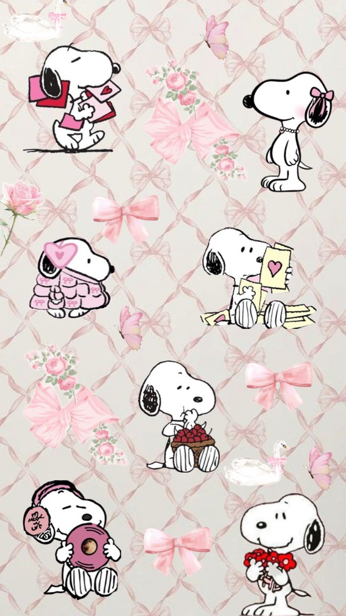 coquette snoopy wallpaper. Snoopy wallpaper, Hello kitty iphone wallpaper, Wallpaper iphone cute