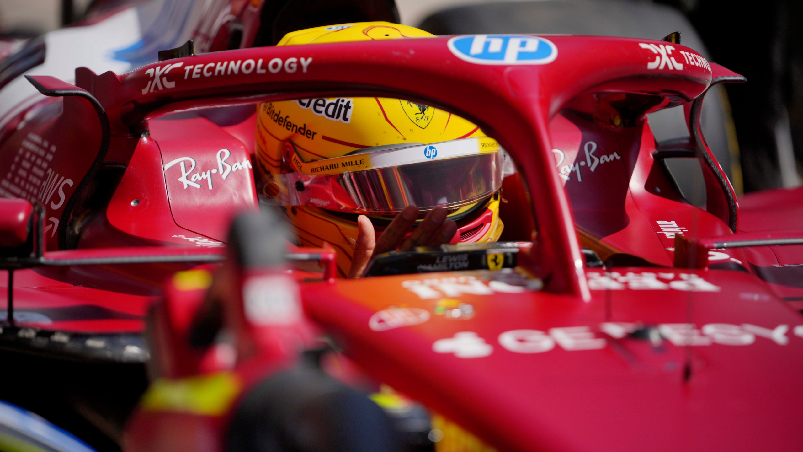 Lewis Hamilton wins sprint pole position in China days after a disappointing F1 debut for Ferrari