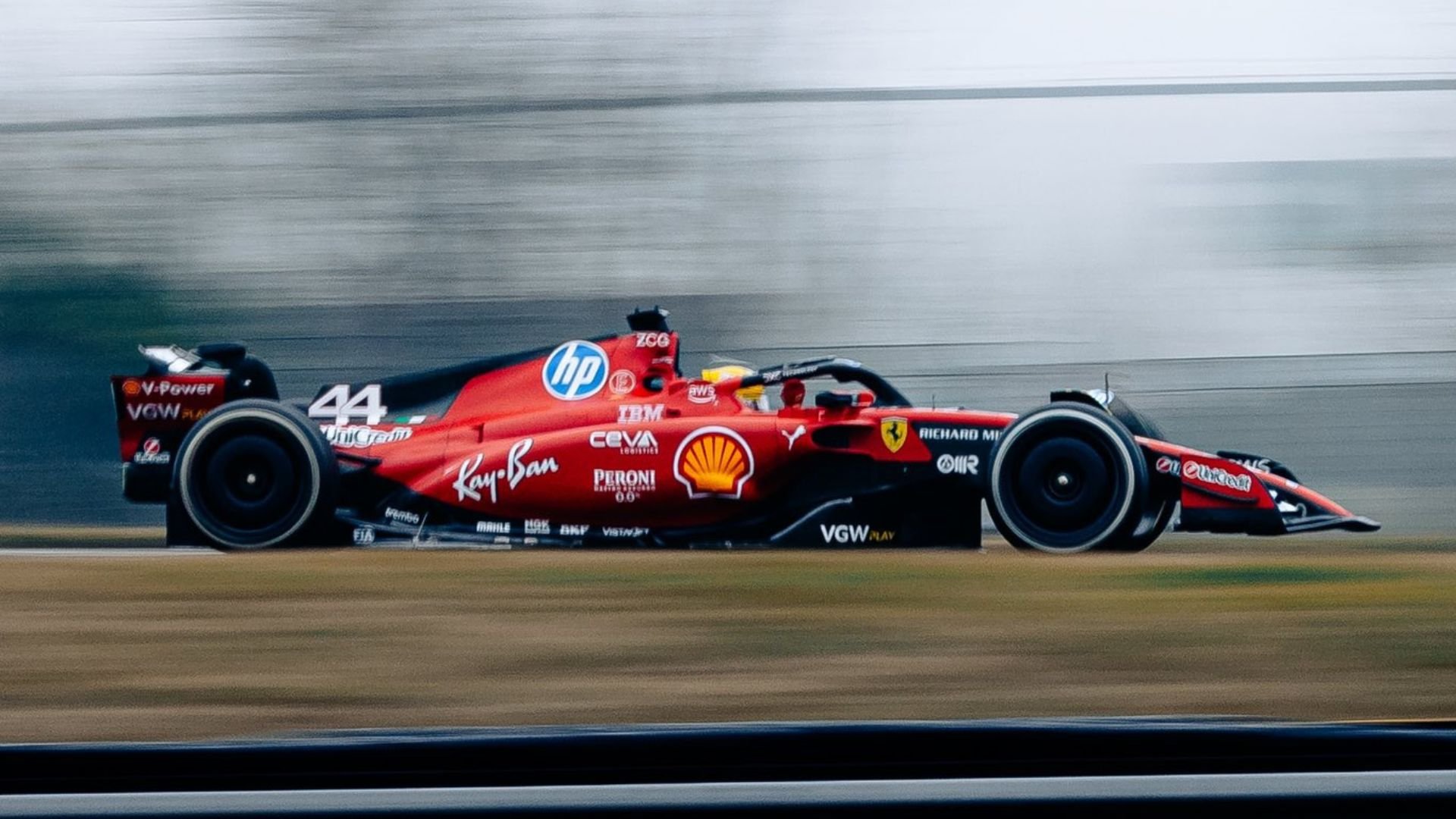 Hamilton back on track for Ferrari with testing in Barcelona