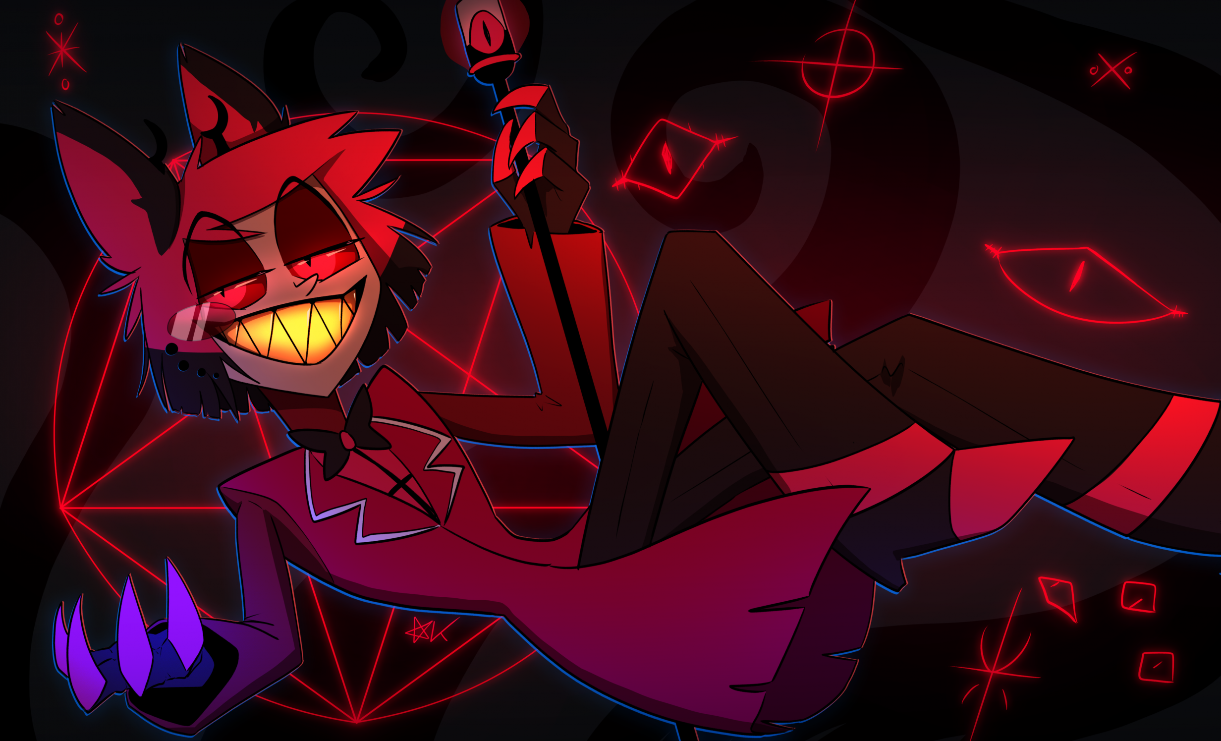 Alastor being the badass by K.O.TsitraEht - Fur Affinity [dot] net