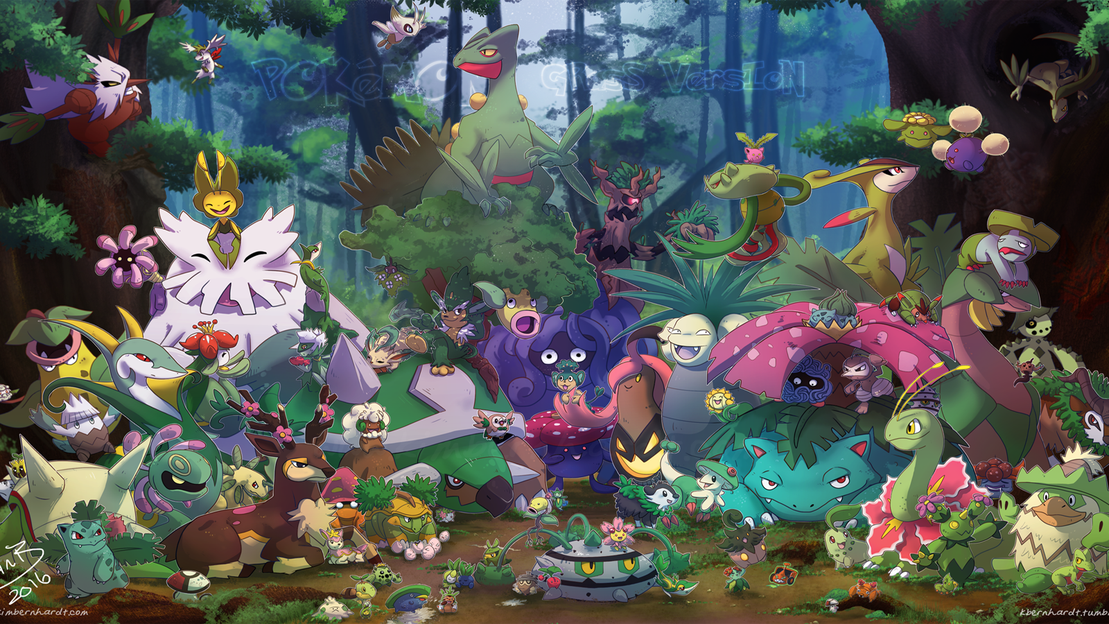 Pokémon: 10 Pieces of Grass Pokémon Fan Art We Love