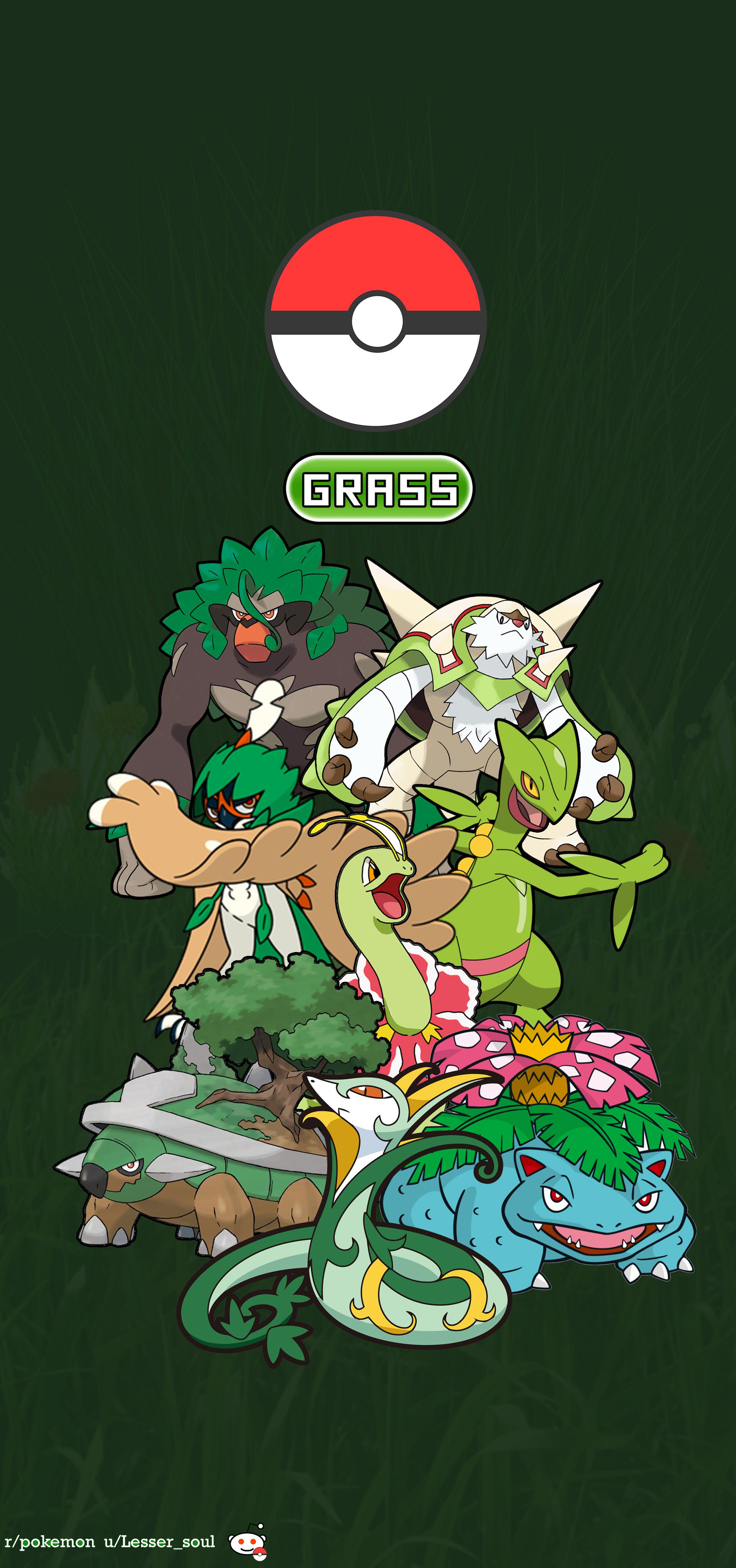 Err. Someone asked for grass types so here you go buddy. Enjoy