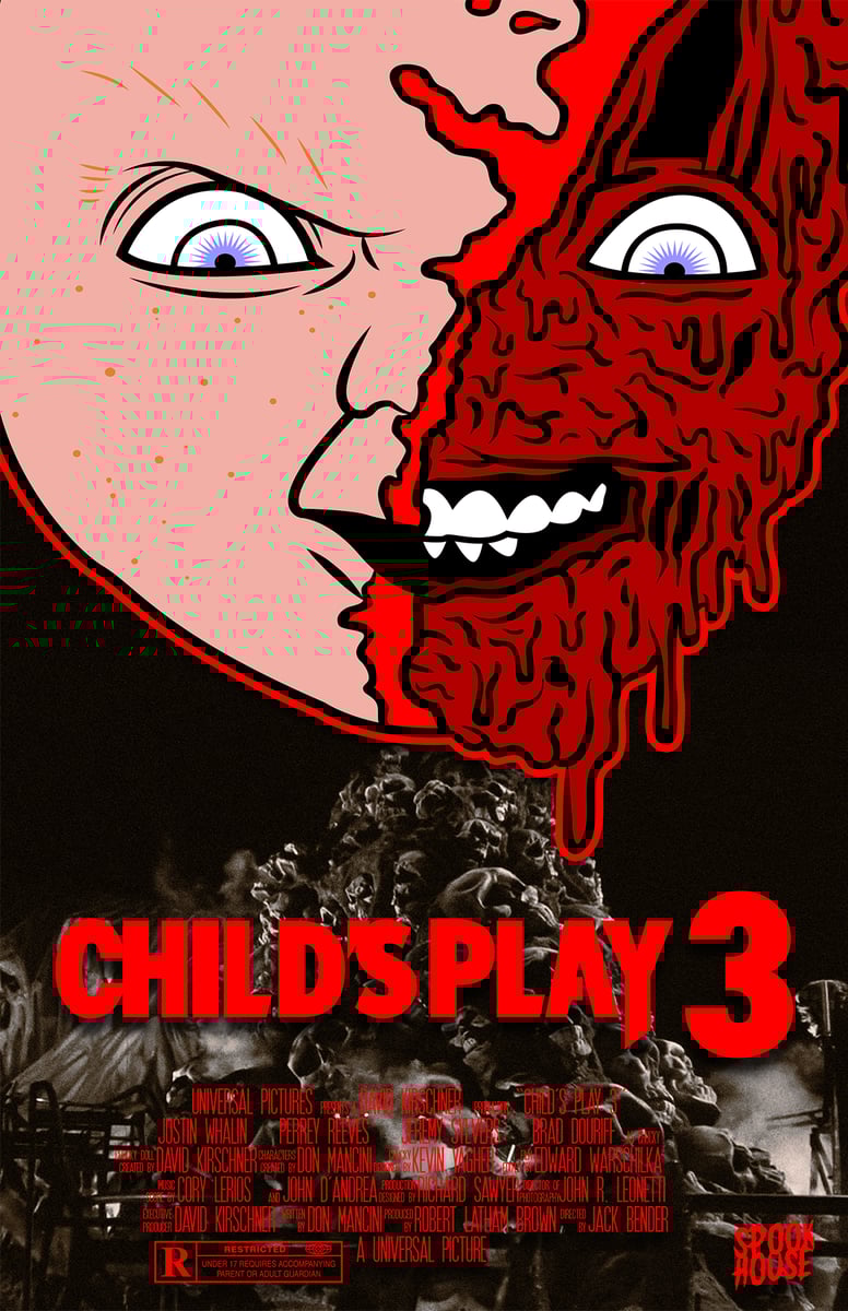 CHILD'S PLAY 3 X 17 PRINT