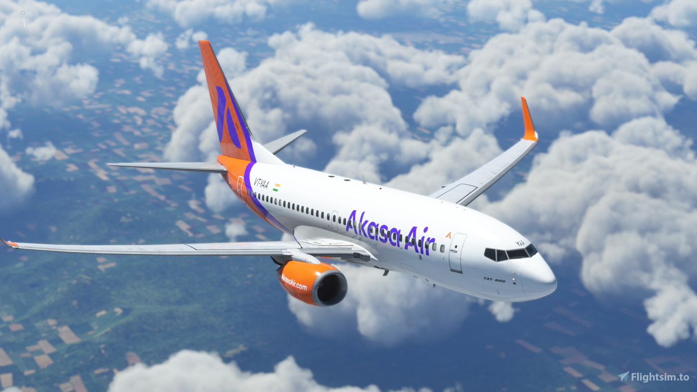 4K Akasa Air for Microsoft Flight Simulator