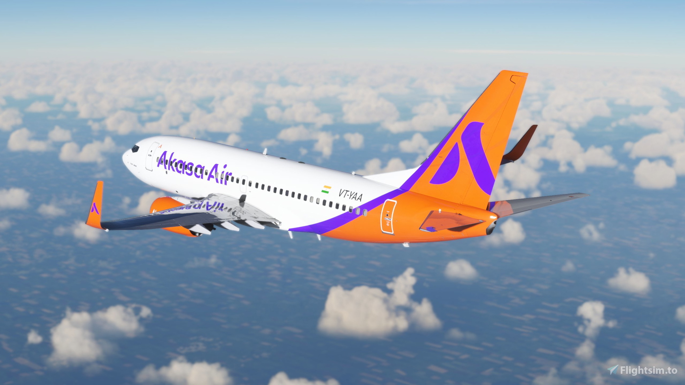 4K Akasa Air for Microsoft Flight Simulator