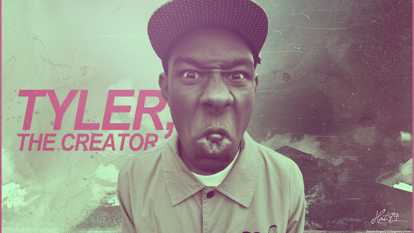 Download An Energetic Moment with Tyler The Creator Wallpaper