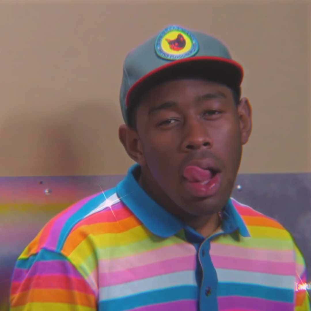 Download Rainbow Shirt Tyler The Creator PFP Wallpaper
