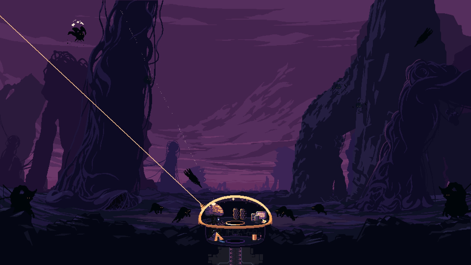 Download Video Game Dome Keeper HD Wallpaper