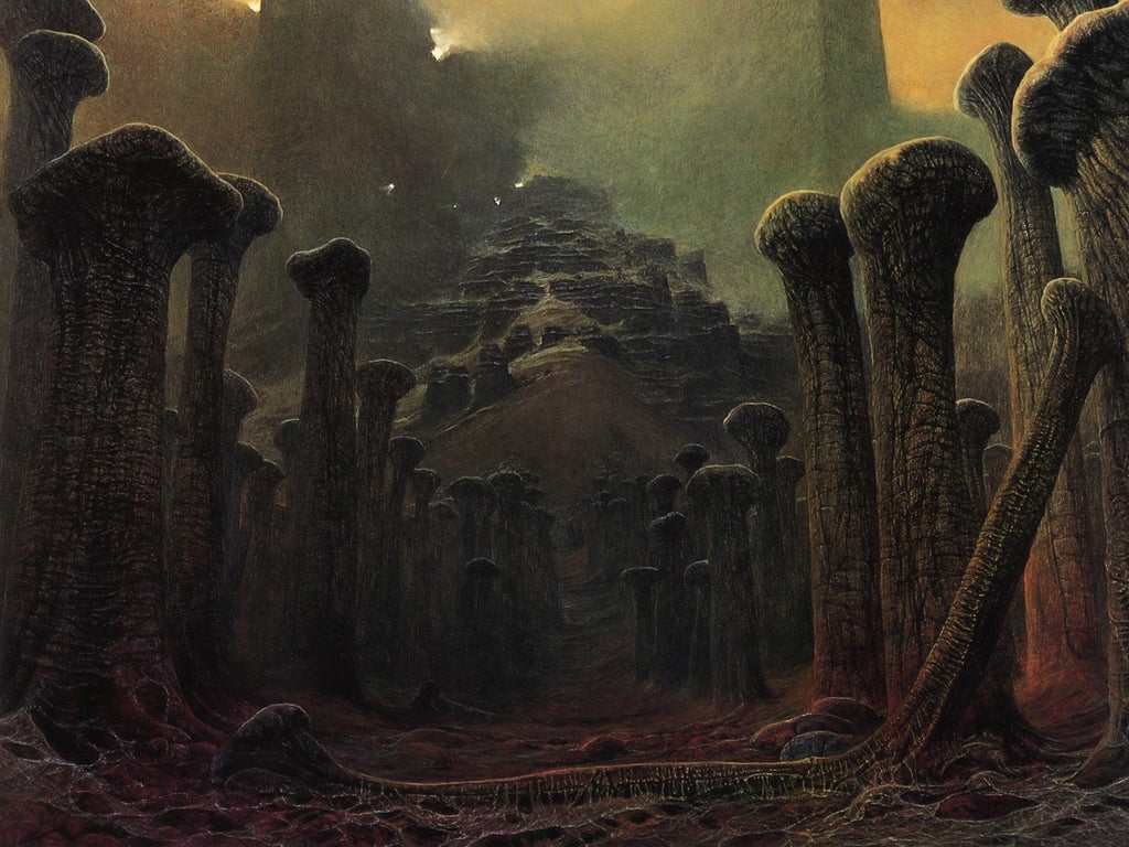Zdzisław Beksiński Dystopian Dark Surrealism