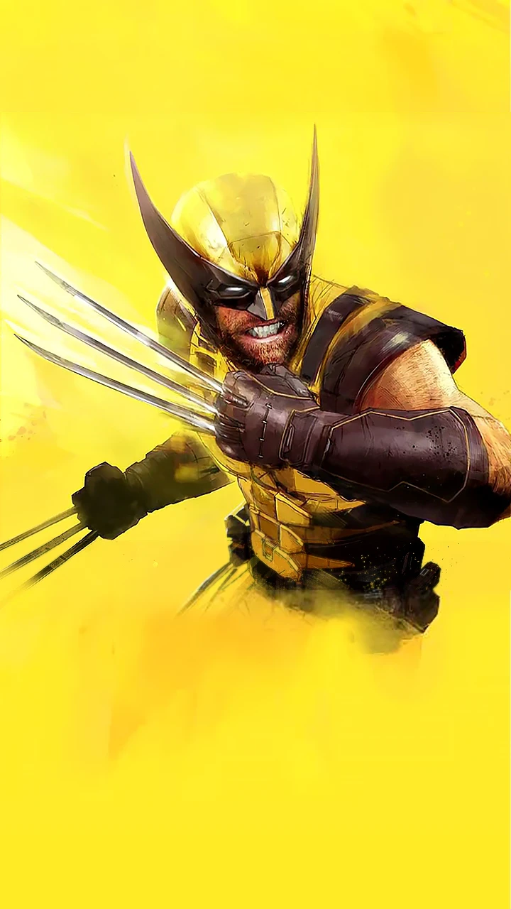 Marvel's Wolverine PS5 title Cover Art Mobile Wallpaper