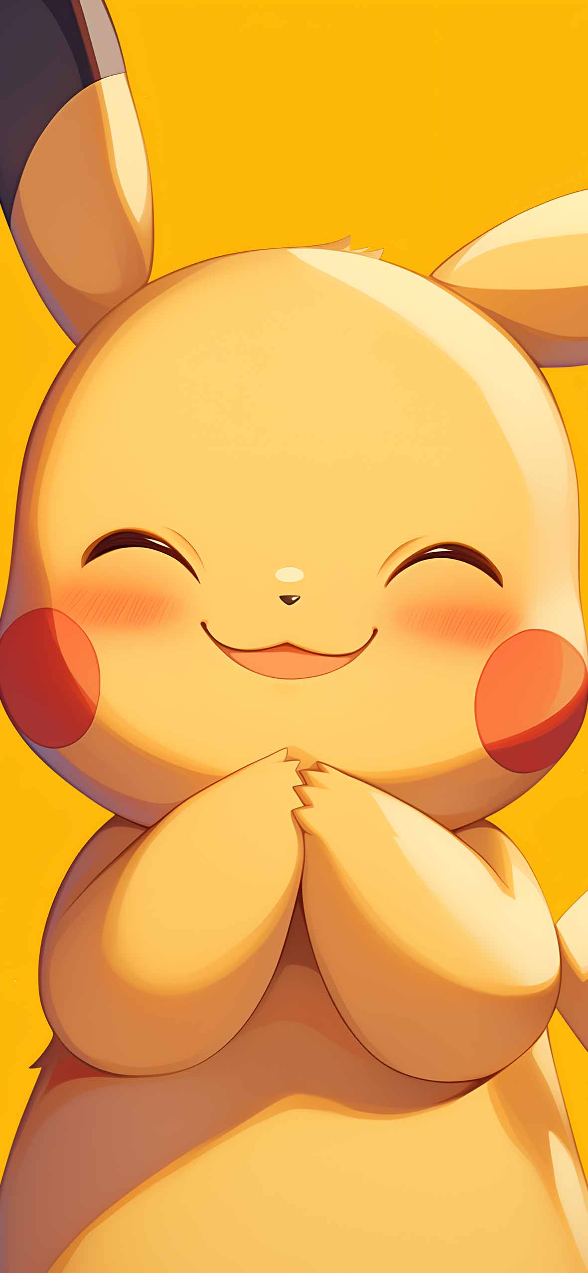 Cute Smiling Pikachu Pokémon Wallpaper Anime Wallpaper