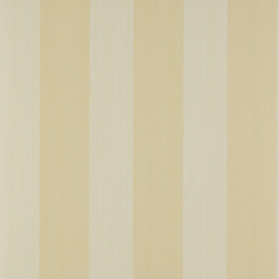 Harwood Stripe Wallpaper in Silver by Colefax and Fowler