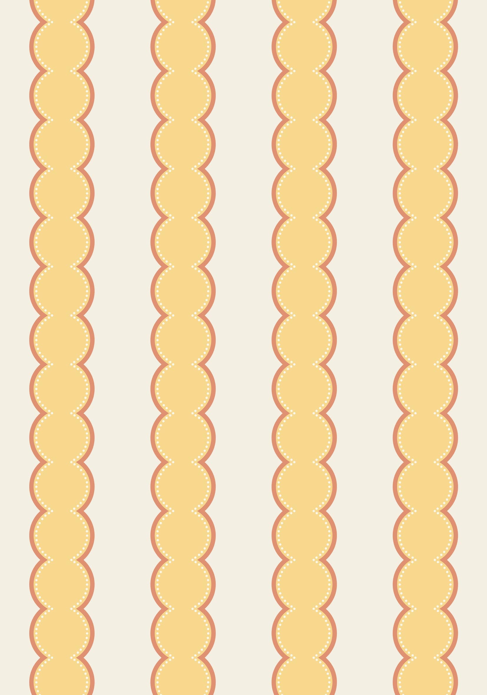 Wallpaper Bubble Stripes. Children's wallpaper