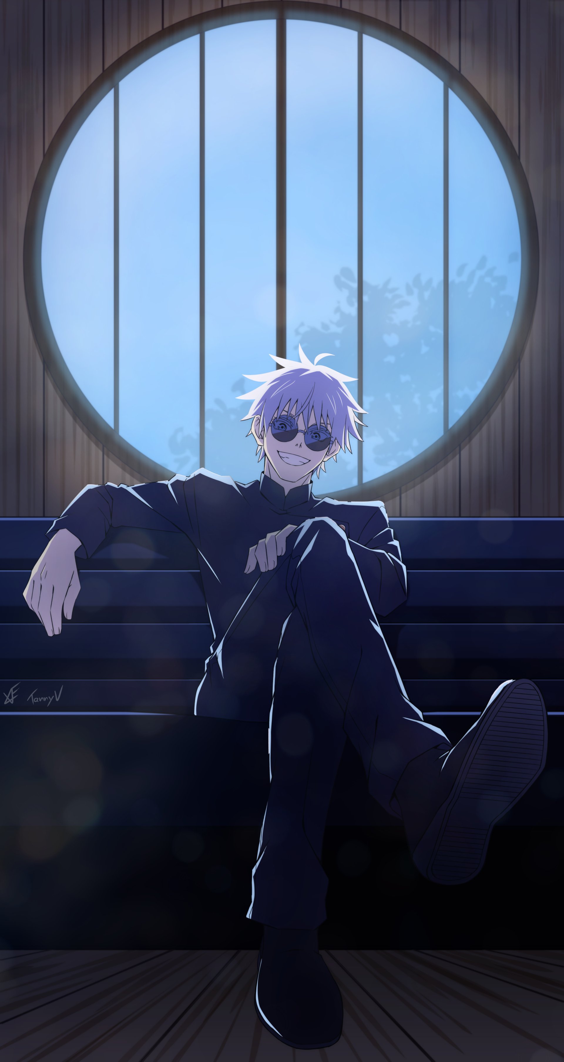 Gojo's Cool Aura Kaisen Anime Wallpaper Vibes