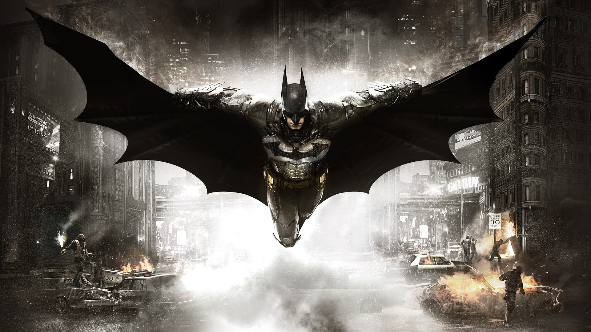 Flying Arkham Knight Batman HD Batman Wallpaper
