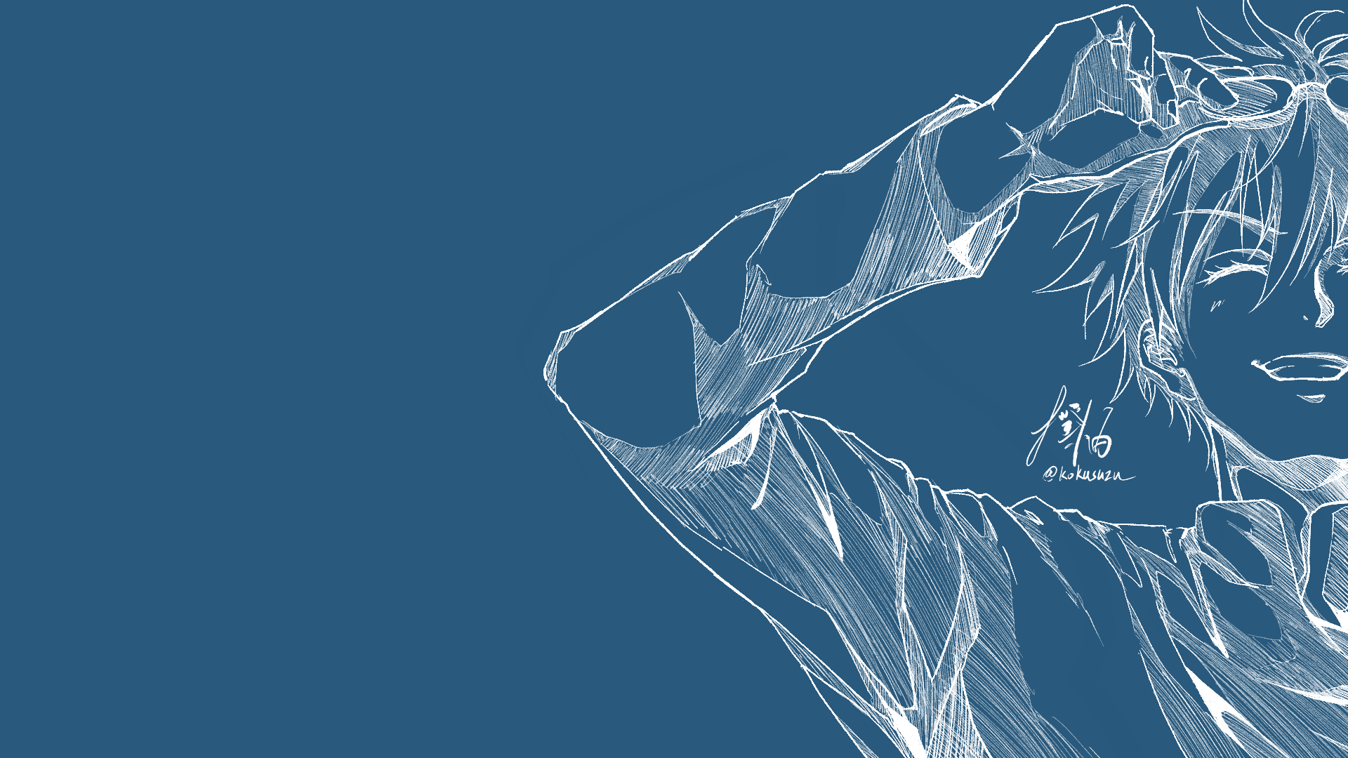 Blue Aura HD: Satoru Gojo from Jujutsu Kaisen Anime