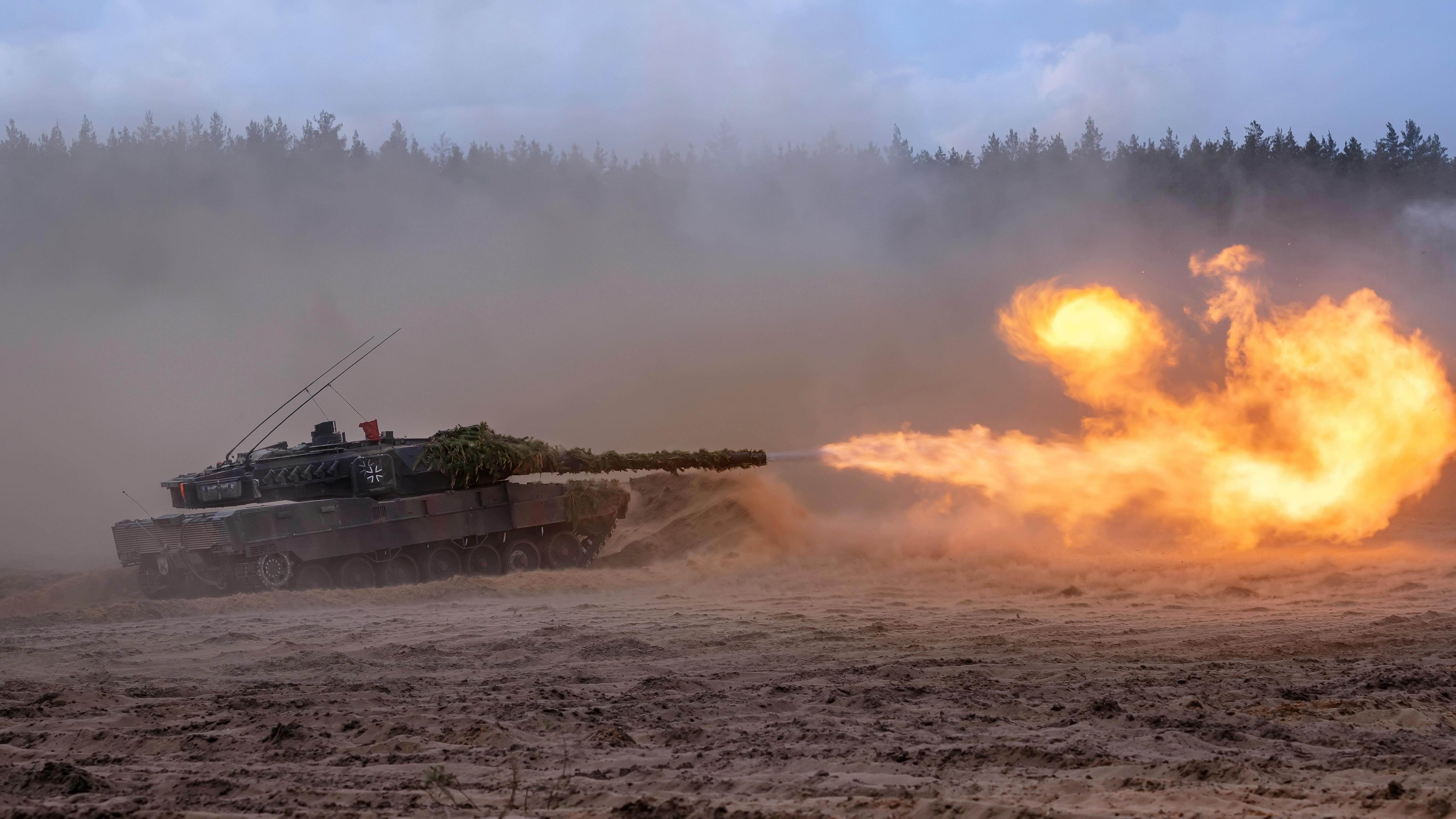Wallpaper weapons, tank, Leopard 2A7V for mobile and desktop, section оружие, resolution 5472x3078