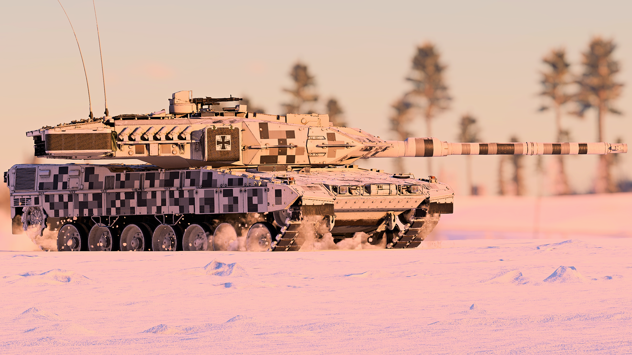 Some Leopard 2A7V picture I took in Warthunder